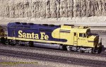 ATSF 5953 FP45, Barstow, CA. 6-23-1984